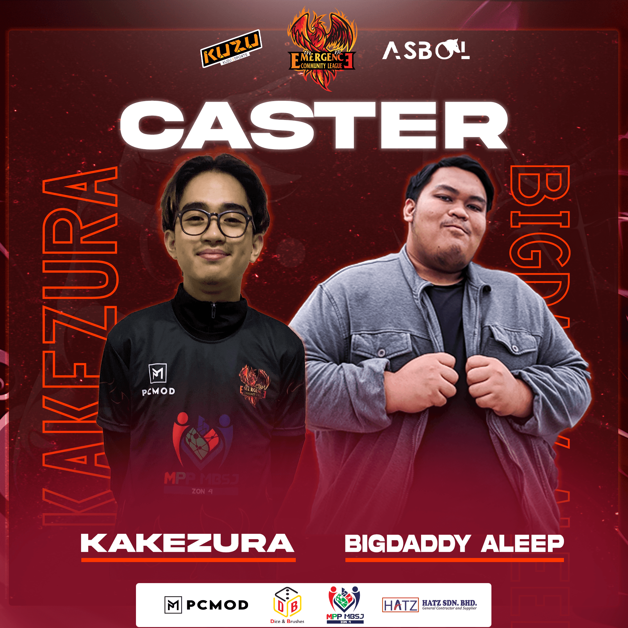 Caster lineup poster